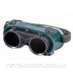 Очки газосварщика круглые откидные