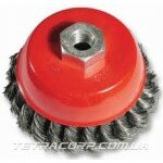 Щетка торцевая (чашка) 65мм для УШМ М14 (витая)