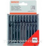 Набор полотен для лобзика 10046 (10шт) по дереву