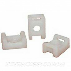 Держатель кабельной стяжки тип2А под винт (100шт) Держатель кабельной стяжки тип2А под винт (100шт)