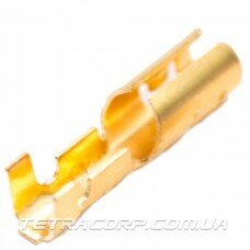 Коннектор круглый разрезной "мама" Dj2-21-4B (100шт)