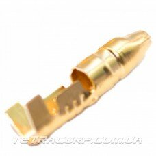 Коннектор круглый разрезной "папа" Dj2-11-4B (100шт)