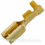 Коннектор плоский разрезной "мама" Dj6-2.8A (100шт)