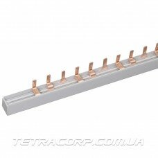 Шина соединительная (гребенка) PIN 3P 40A (1м) Шина соединительная (гребенка) PIN 3P 40A (1м)