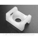 Прямоугольная площадка 9,4х15,2 для крепления кабельной стяжки под винт ᴓ3,3мм (100шт)