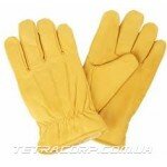 Перчатки кожаные "ДРАЙВЕР-К" ЛЮКС утепленные