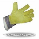 Перчатки спилковые комб. "АНГАРА" утепленные