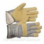 Перчатки спилковые комб. "ХВАТКА" утепленные