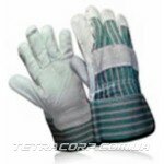 Перчатки спилковые комб. "ТРАЛ" Люкс