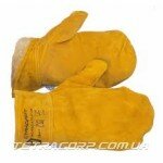 Рукавицы спилковые "ЭКСТРА-2" утепленные