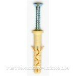 Дюбель с гвоздем Wave (гриб) 6х35 (100шт.) Дюбель с гвоздем Wave (гриб) 6х35 (100шт.)