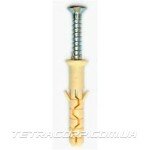 Дюбель с гвоздем Wave (потай) 6х35 (100шт.) Дюбель с гвоздем Wave (потай) 6х35 (100шт.)