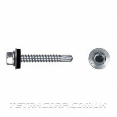 Саморез кровельный по металлу 6,3х32 с шайбой (100шт)