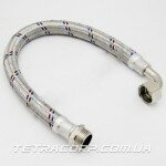 Шланг антивибрационный угловой 1"- 100 см-90