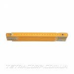 Метр складной деревянный TOYA 1м (15010)