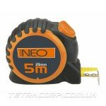 Рулетка NEO стальная лента 5 м x 25 мм магнит (67-115)