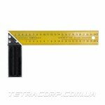 Угольник столярный TOYA жёлтый 350ММ (18350)