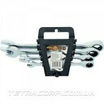 Набор ключей с трещеткой TOYA 4 шт (52661) Набор ключей с трещеткой TOYA 4 шт (52661)