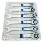 Набор ключей с трещёткой TOYA 8-17 6 шт (52830) Набор ключей с трещёткой TOYA 8-17 6 шт (52830)