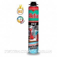 Пена монтажная Akfix PU960 800мл. Пена монтажная Akfix PU960 800мл.