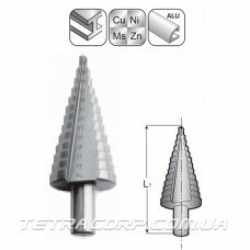 Сверло Атака ступенчатое 10-20ммx11 ступеней Сверло Атака ступенчатое 10-20ммx11 ступеней